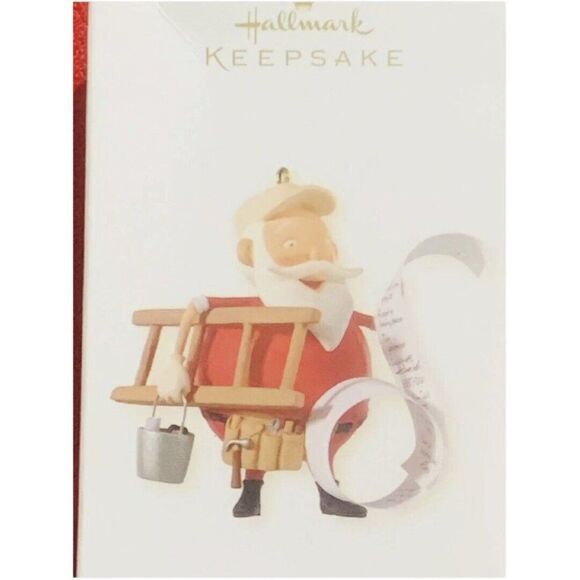 HALLMARK Keepsake 2008 HONEY-DO SANTA CLAUS To Do List CHRISTMAS ORNAMENT QXG222 - Picture 4 of 7
